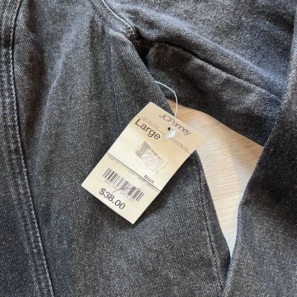 St. John's Bay Vintage Women's Denim Jacket-Size L - Picture 7 of 8